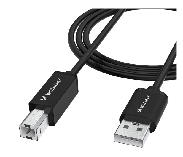 Wozinsky Kabel USB-B USB-A 480Mb/s 1m czarny WKDDY4S - 1487914 - zdjęcie 3